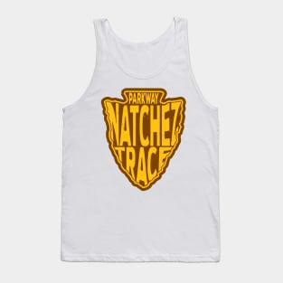 Natchez Trace Parkway name arrowhead Tank Top